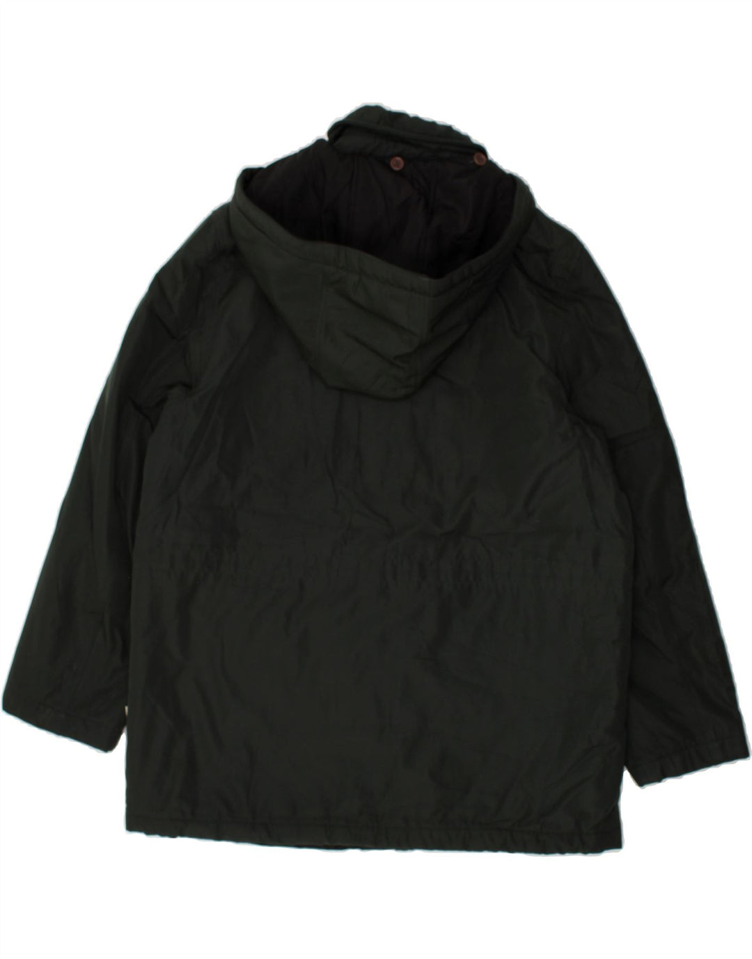 LONDON FOG Womens Loose Fit Hooded Padded Jacket UK 14 Medium Green | Vintage London Fog | Thrift | Second-Hand London Fog | Used Clothing | Messina Hembry 