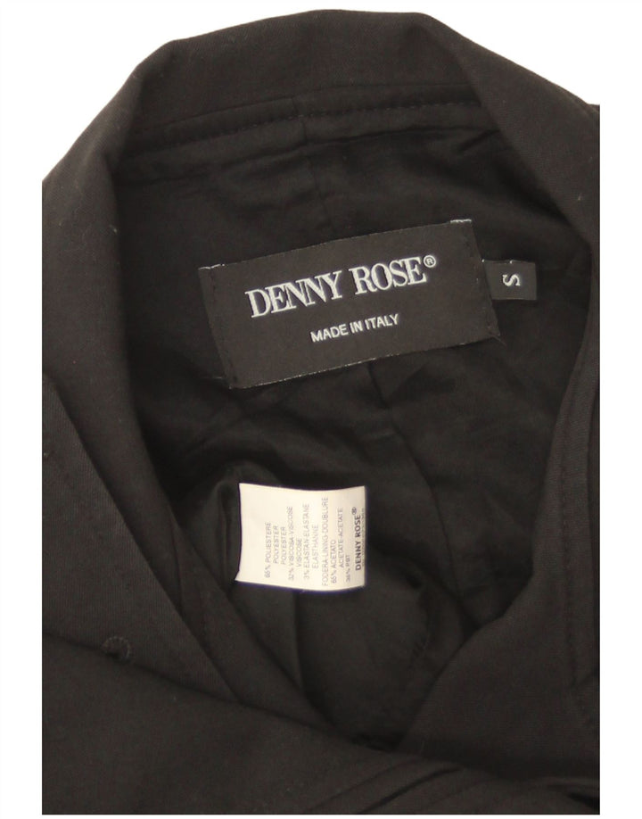 Denny Rose Γυναικείο κοντομάνικο σακάκι UK 10 Small μαύρο
