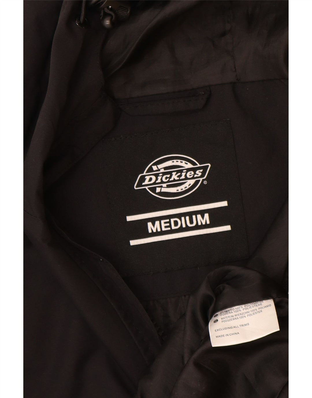 Dickies Ανδρικό μπουφάν Anorak με κουκούλα UK 38 Medium Black Polyamide