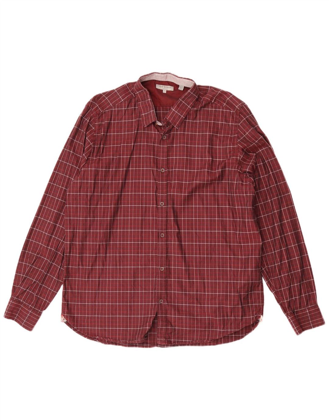 Ted Baker Ανδρικό πουκάμισο νούμερο 7 3XL βαμβακερό βαμβακερό καρό