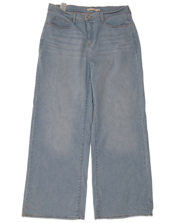 Levi's Womens 318 Shaping Wide Leg Jeans US 16 2XL W36 L34 Μπλε βαμβακερό