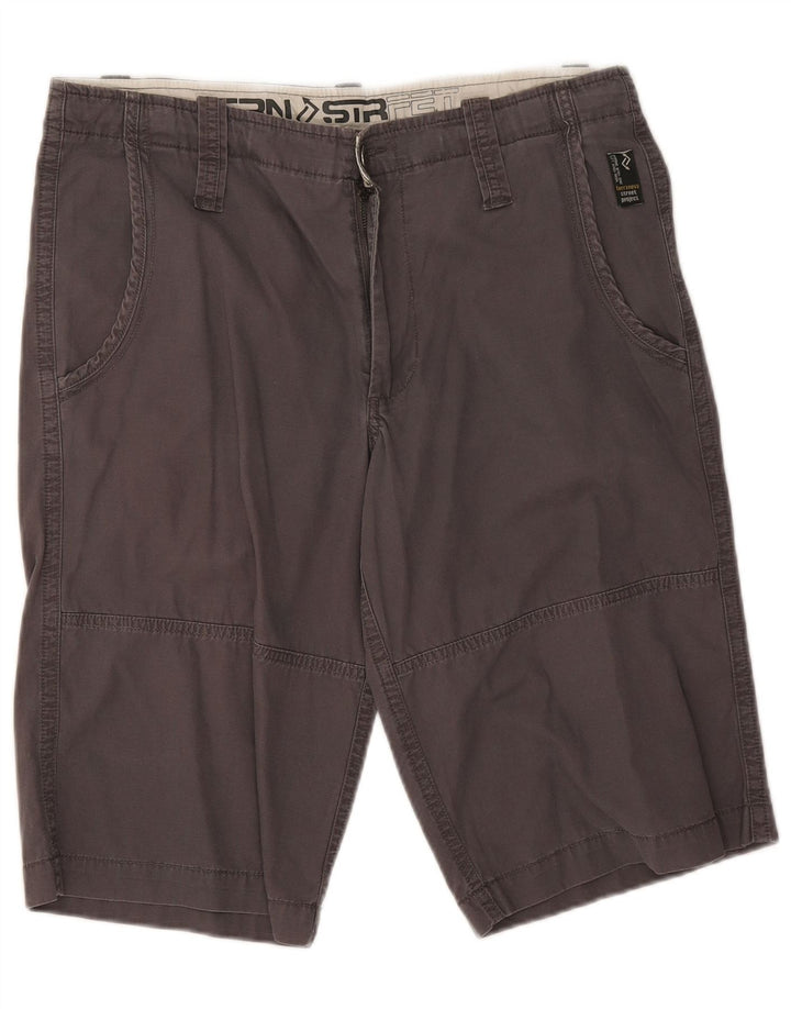 Terranova Ανδρικό σορτς casual IT 48 Medium W34 Γκρι βαμβακερό