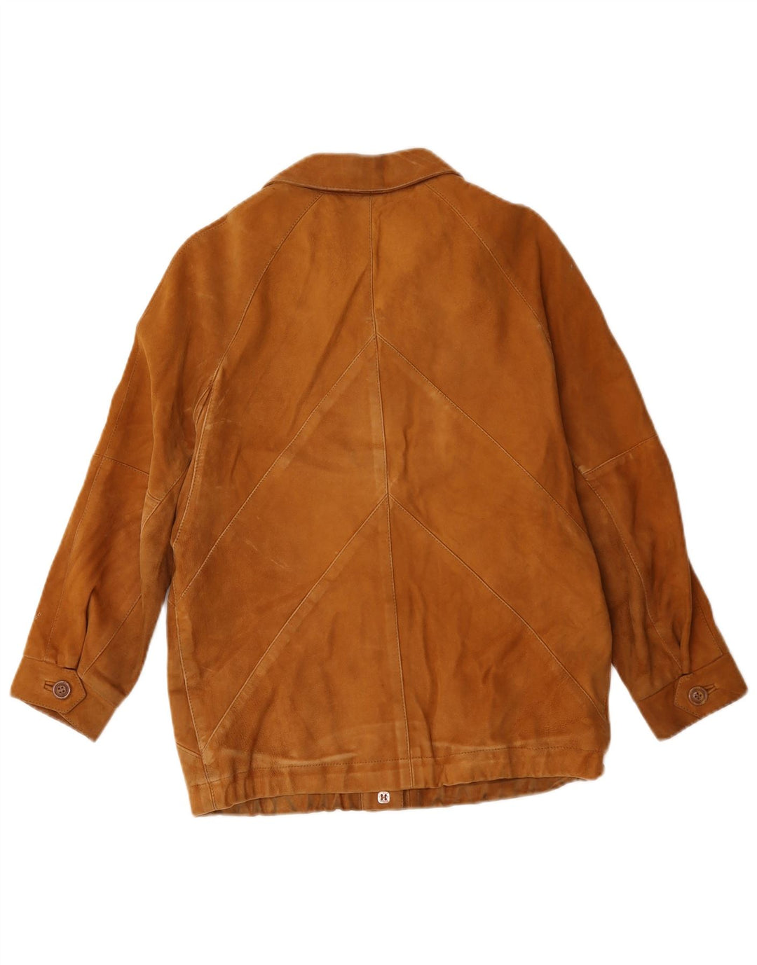 Vintage Γυναικείο Suede Jacket UK 12 Medium Beige
