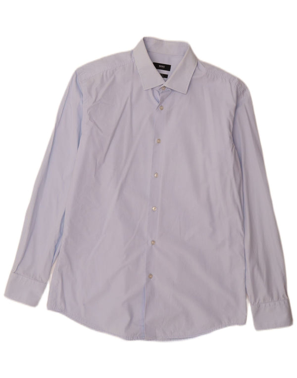 Ανδρικό πουκάμισο Hugo Boss Slim Fit Size 42 16 1/2 Large Blue