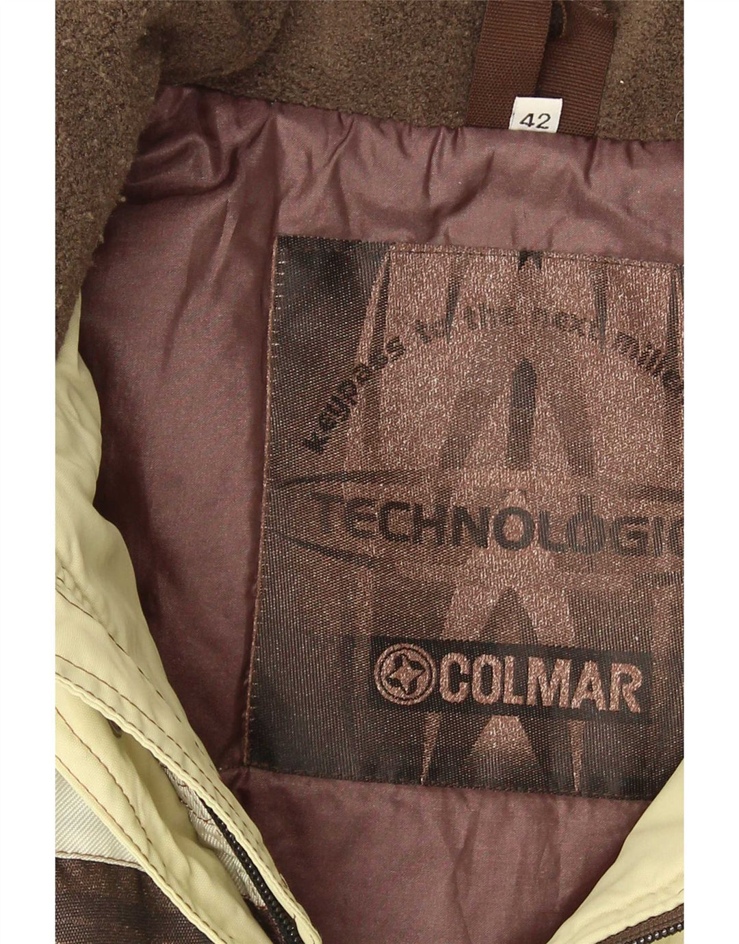 Colmar Ανδρικό τζάκετ σκι με κουκούλα γραφικών US 42 Large Green Colourblock