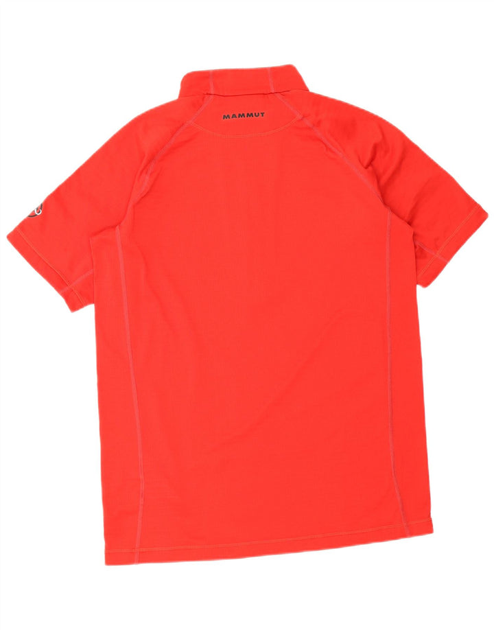Ανδρικό T-Shirt με φερμουάρ Mammut Top XL Red Polyester