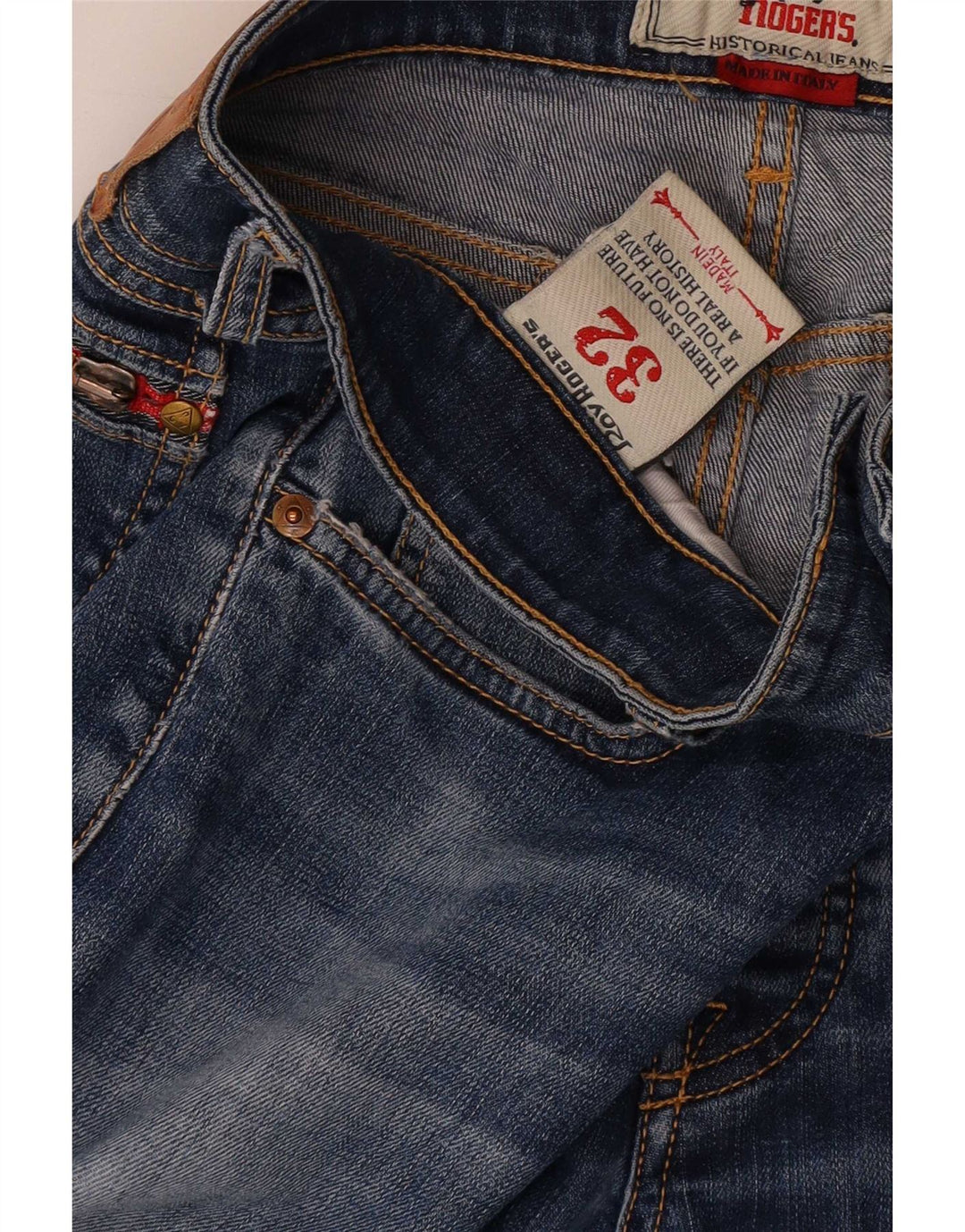 Roy Rogers Ανδρικό Slim Jeans W32 L32 Μπλε βαμβακερό