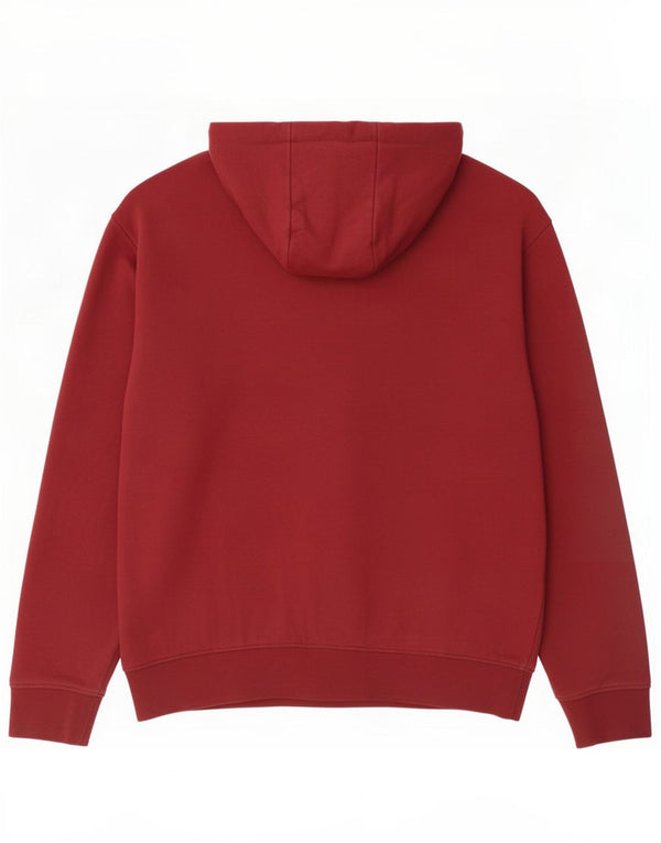 Napapijri Mens Geographic Graphic Hoodie Jumper XL Βαμβακερό μπορντό