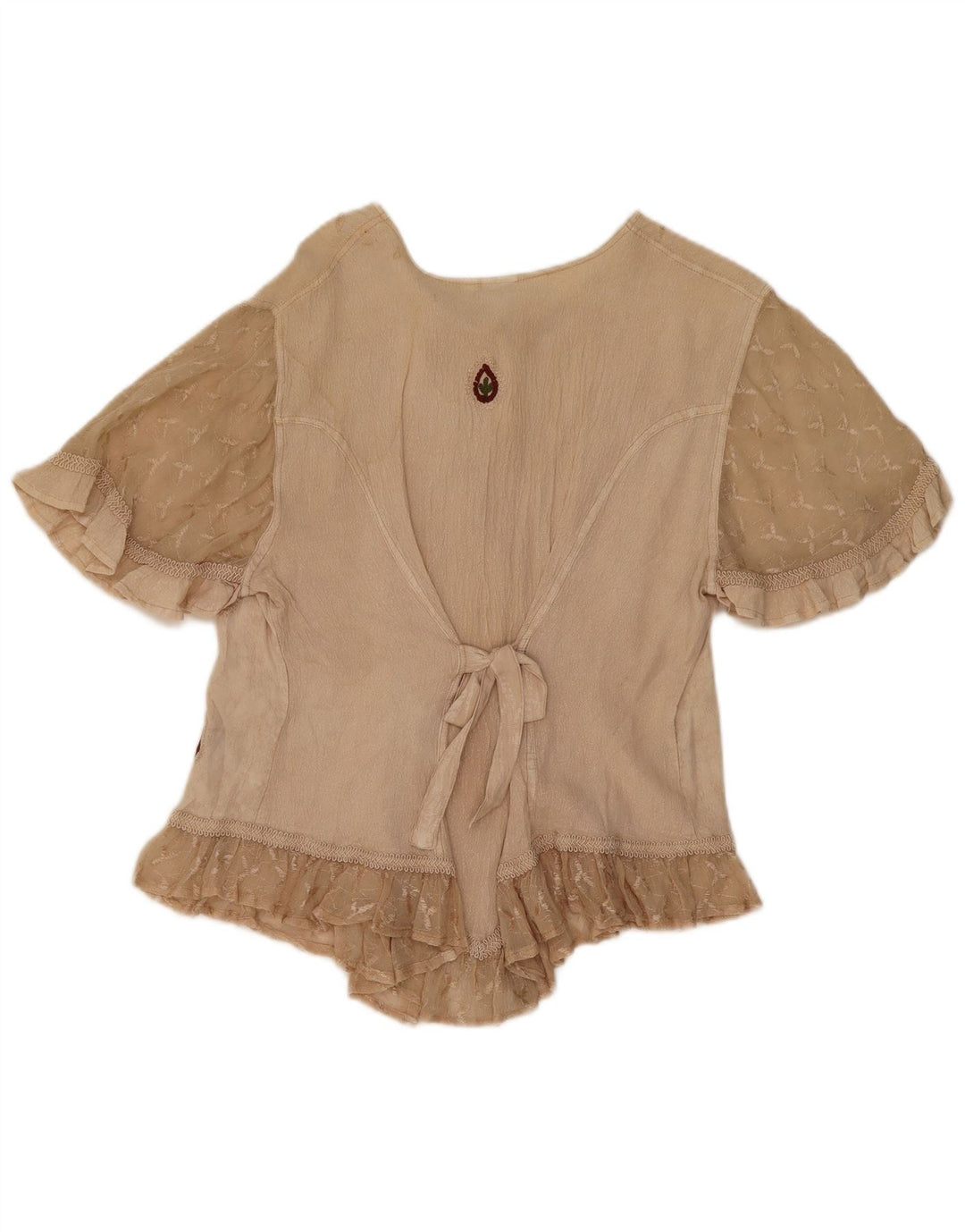 O.P.C Γυναικεία Μπλούζα Τοπ UK 14 Medium Beige Floral Viscose