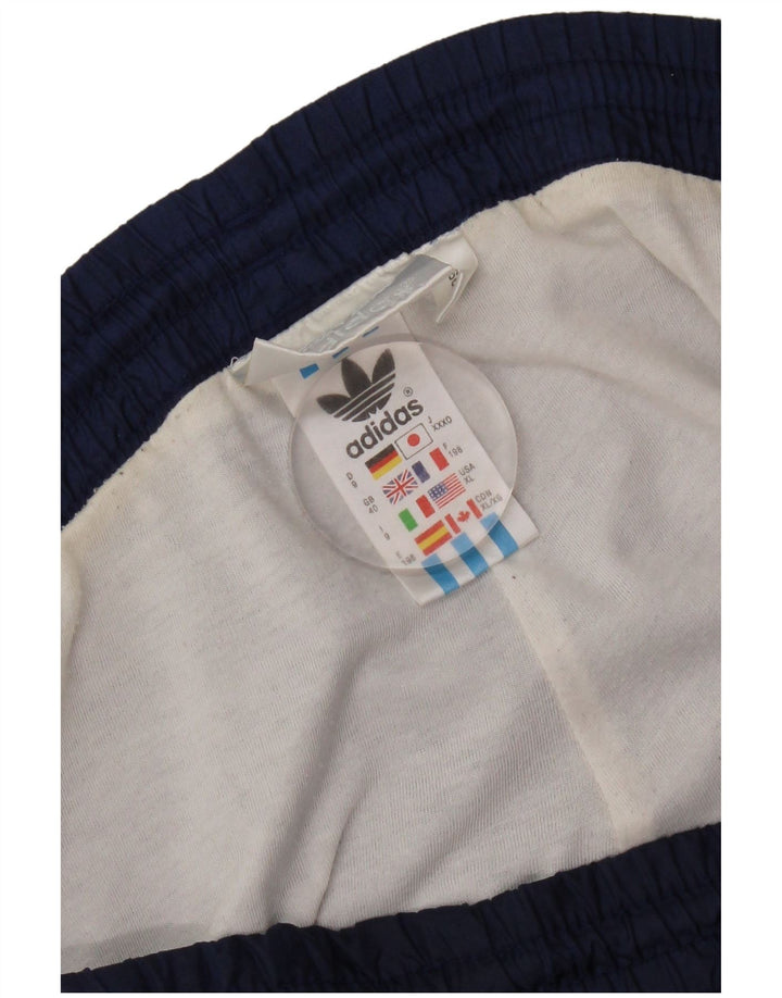 Ανδρική φόρμα Adidas Παντελόνι UK 40 Medium Navy Blue Polyamide