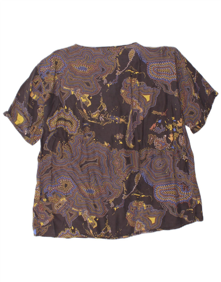 ALVIERO MARTINI Womens Blouse Top UK 12 Medium Multicoloured