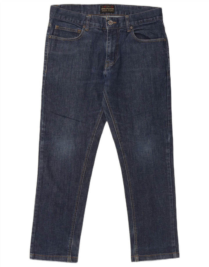 Ανδρικό τζιν ZARA Slim EU 40 Medium W31 L26 Μπλε βαμβακερό