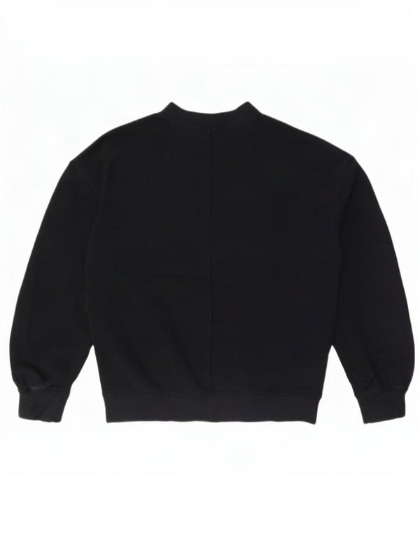 Γυναικεία φούτερ Cos Oversized Jumper UK 10 Small Black Cotton