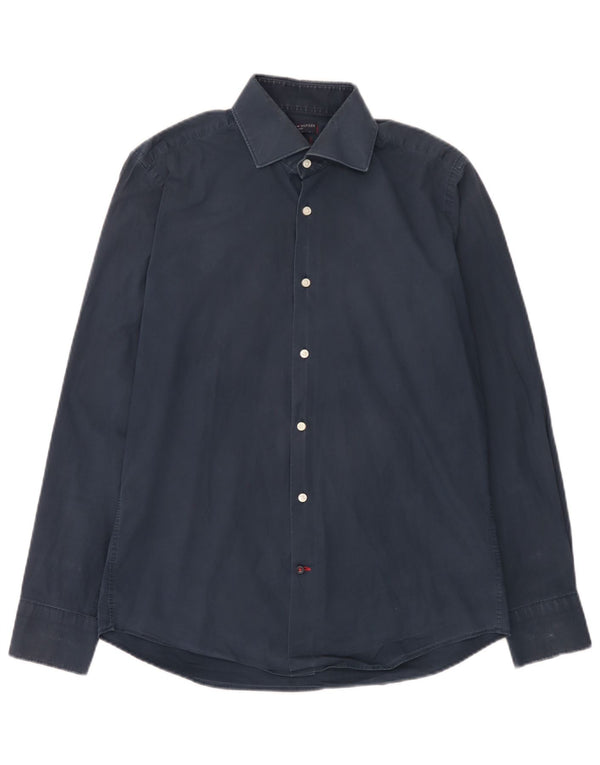 Ανδρικό πουκάμισο Tommy Hilfiger Tailored Slim Fit Size 40 15 3/4 Medium Navy Blue