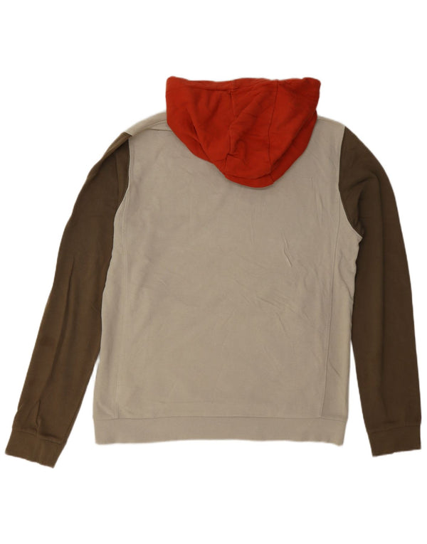 Cos Mens Loose Fit Hoodie Jumper Μικρό πολύχρωμο Colourblock Βαμβακερό