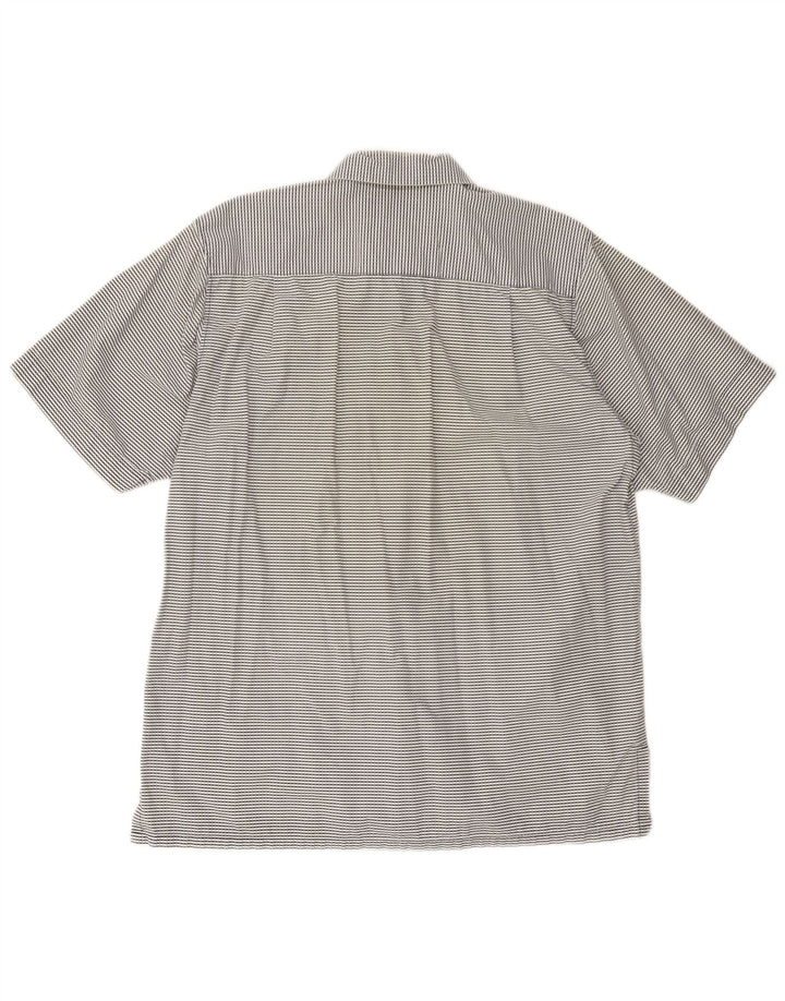 Ανδρικό κοντομάνικο πουκάμισο Lee Medium Navy Blue γεωμετρικό