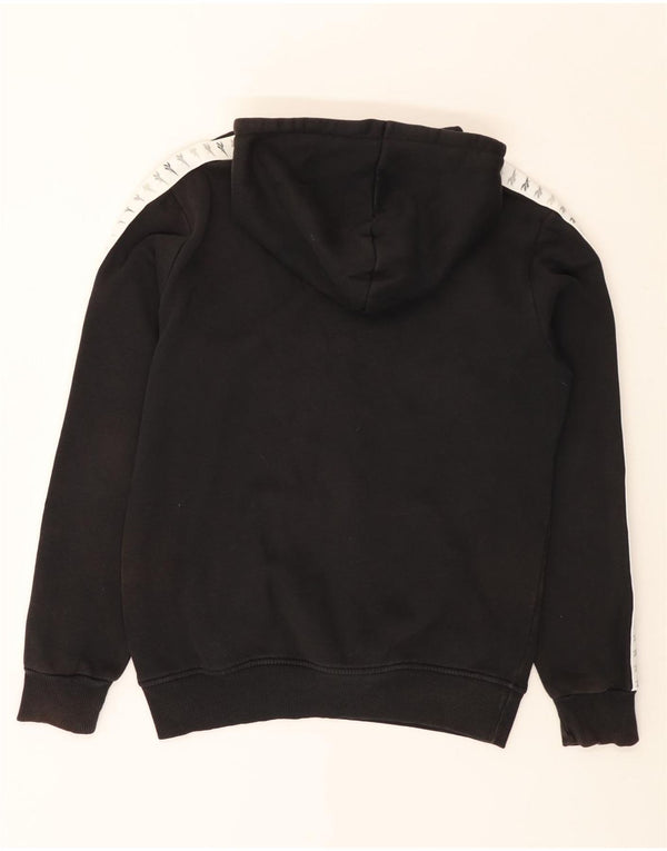 Ανδρικό REEBOK Classic Graphic Hoodie Jumper Small Black Colourblock Βαμβακερό