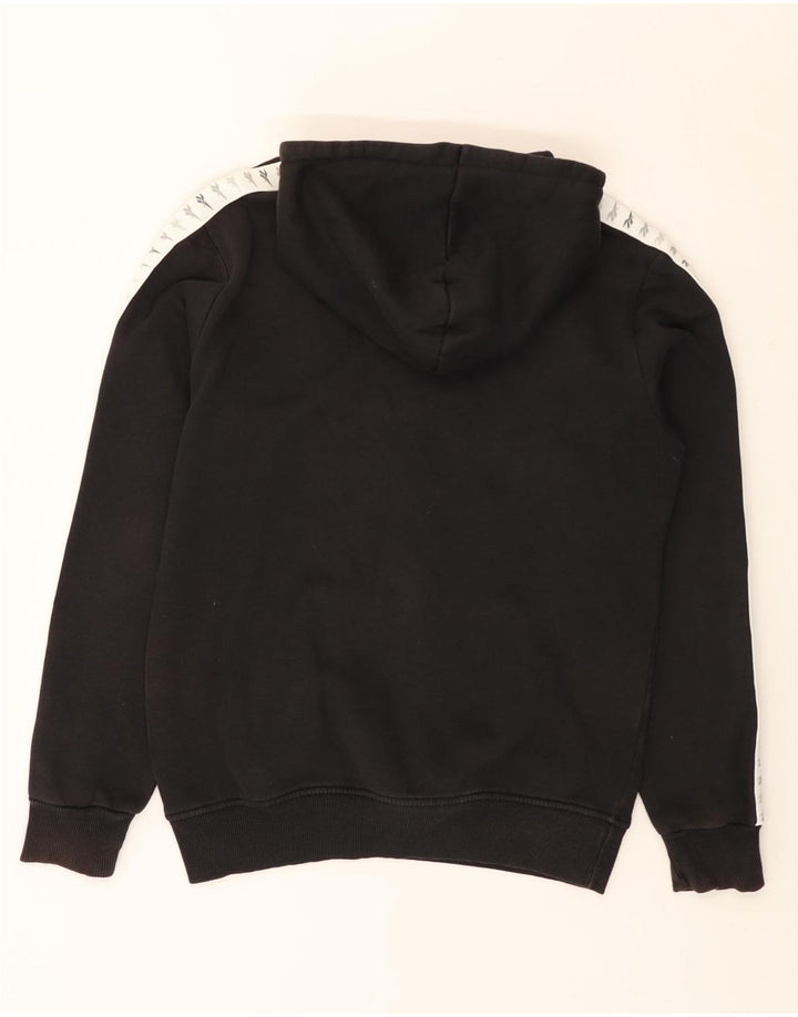 Ανδρικό REEBOK Classic Graphic Hoodie Jumper Small Black Colourblock Βαμβακερό