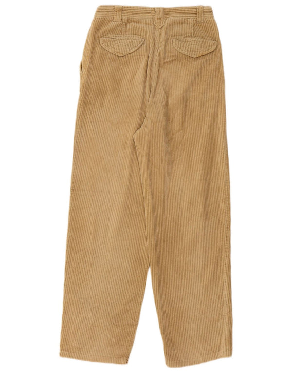 Valentino Mens Pegged Corduroy Trousers W30 L30 Beige