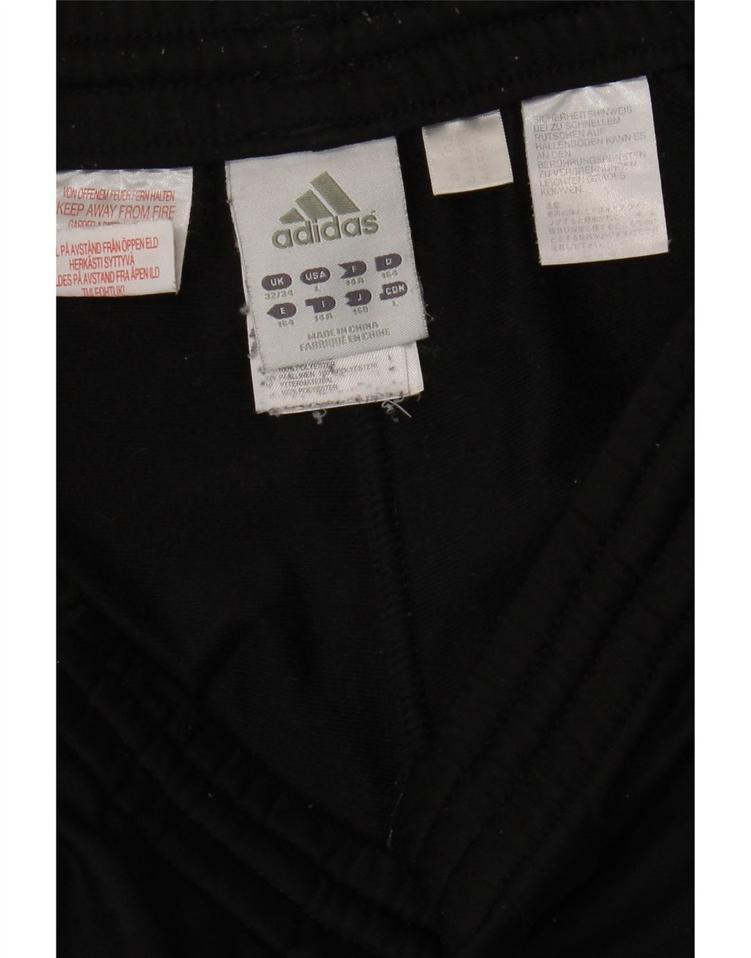 ADIDAS για αγόρια αθλητικά παντελόνια Joggers 13-14 ετών μαύρο πολυεστέρα