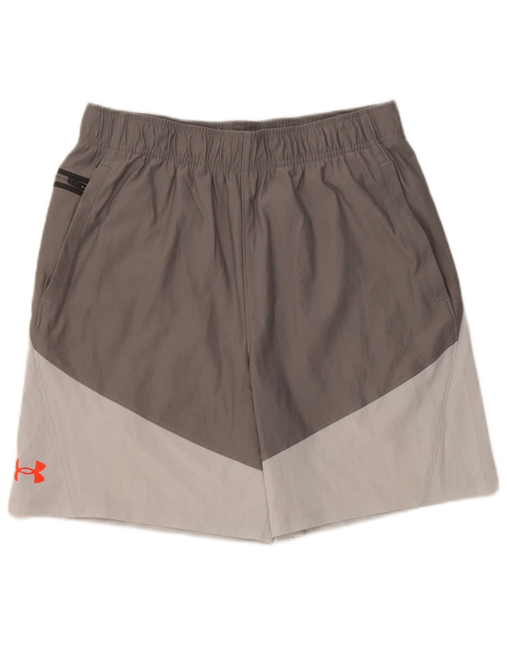 Ανδρικό αθλητικό σορτς Under Armour Medium Grey Colorblock Elastane