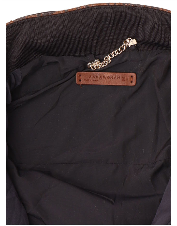 Zara Γυναικείο Καπιτονέ μπουφάν UK 6 XS Navy Blue