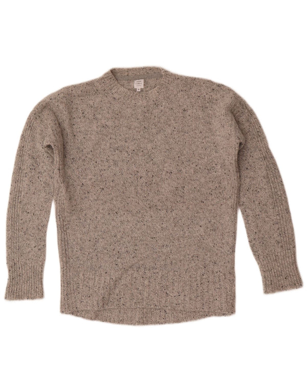 John Lewis Γυναικείο πουλόβερ με λαιμόκοψη UK 8 Small Grey Flecked