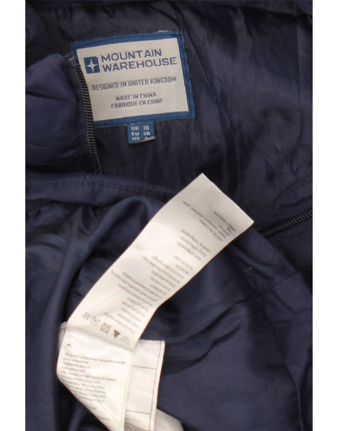 Mountain Warehouse Γυναικεία επένδυση Gilet UK 10 Small Navy Blue Polyester