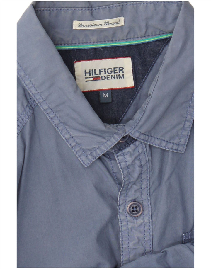 Ανδρικό πουκάμισο Tommy Hilfiger, μεσαίο μπλε