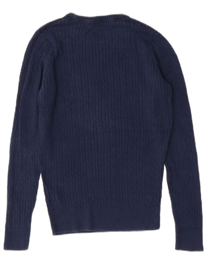 Crew Clothing Γυναικεία πουλόβερ με λαιμό σκάφος UK 10 Small Navy Blue Classic