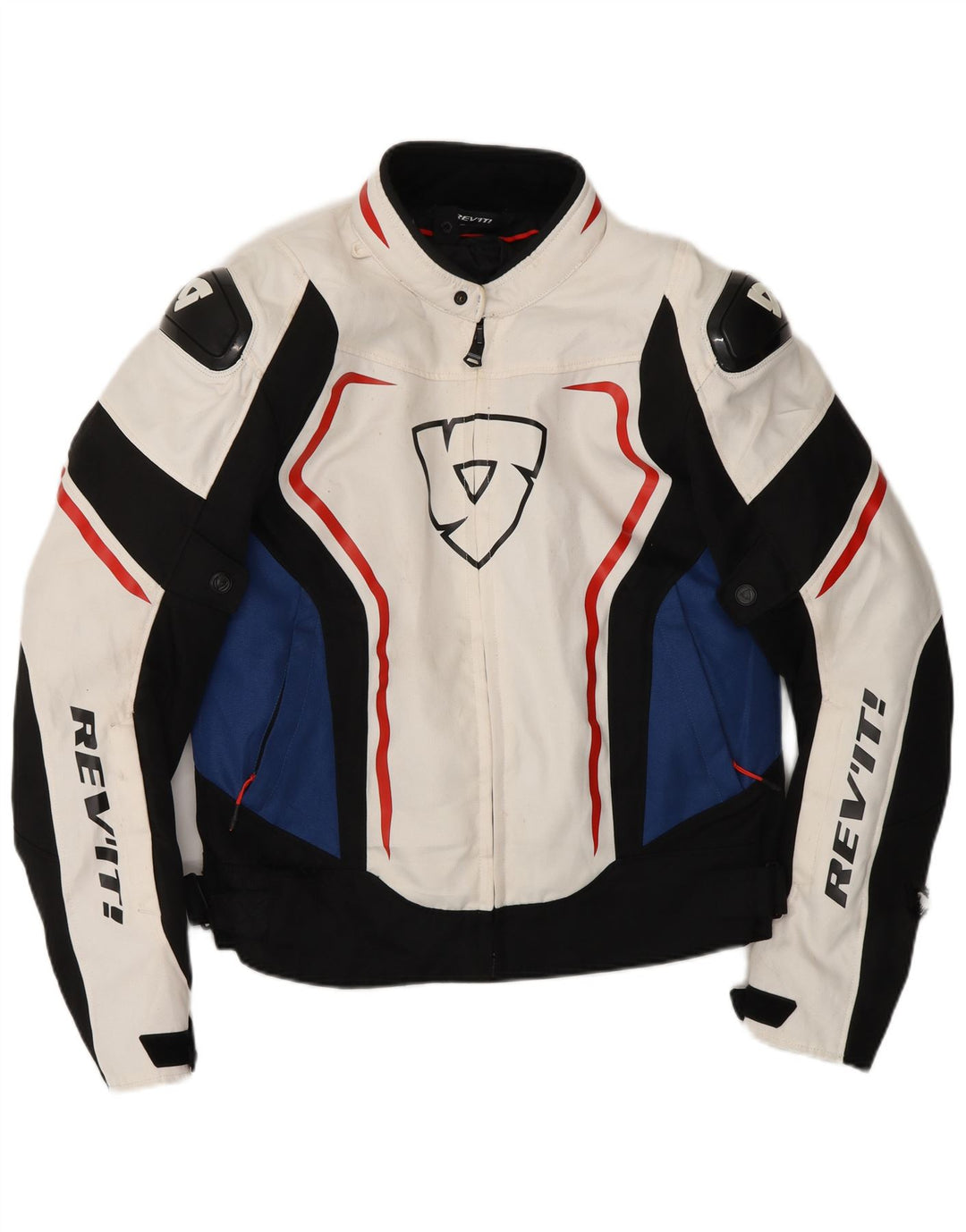 REV'IT Ανδρικό Biker Jacket UK 36 Small Off White Colorblock Μοτοσικλέτα