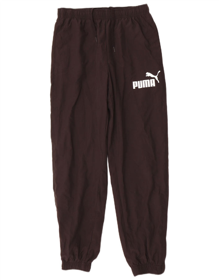 Παντελόνι αθλητικής φόρμας PUMA Boys Graphic Joggers 13-14 ετών μαύρο πολυεστέρα