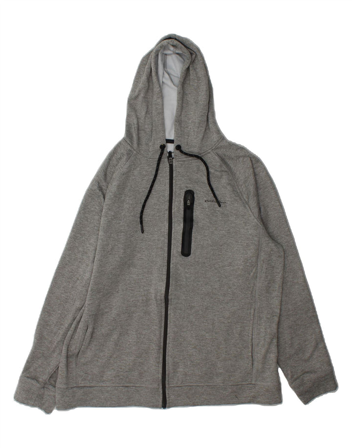 EDDIE BAUER Mens Zip Hoodie Sweater Large Grey Polyester Vintage Eddie Bauer and Second-Hand Eddie Bauer from Messina Hembry 