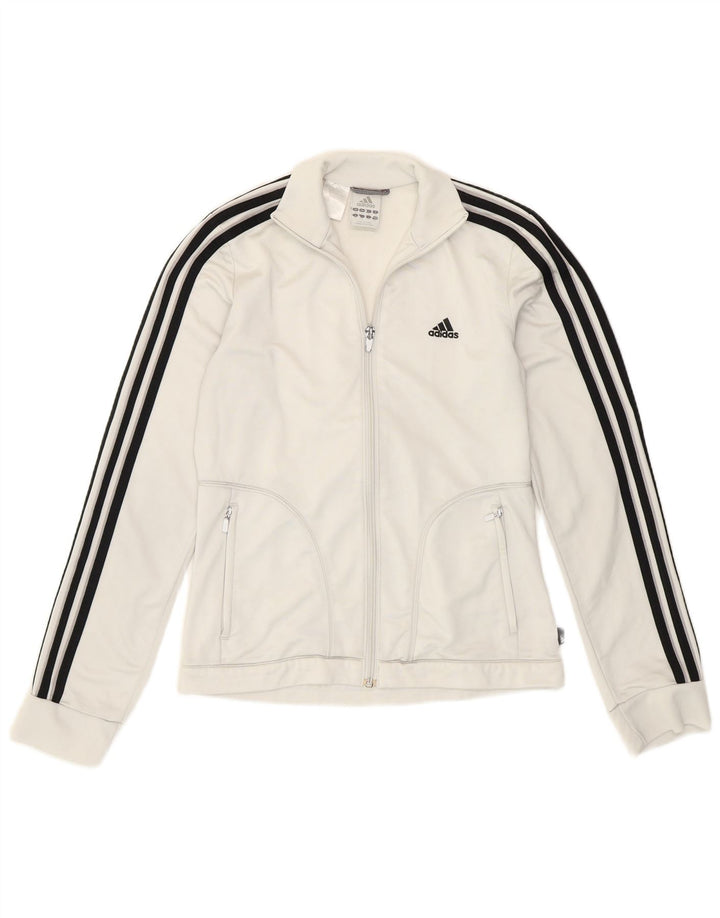 Γυναικεία αθλητική φόρμα Adidas Top Jacket UK 10 Small Grey Polyester