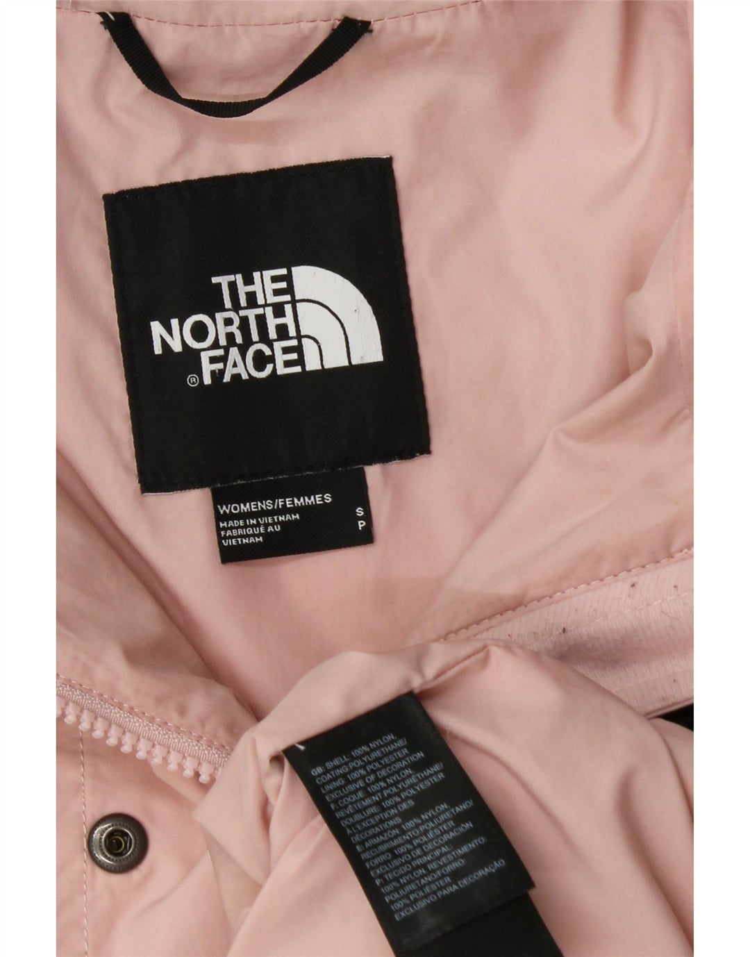 The North Face Womens Dryvent Oversized Windbreaker Jacket UK 10 Small Pink