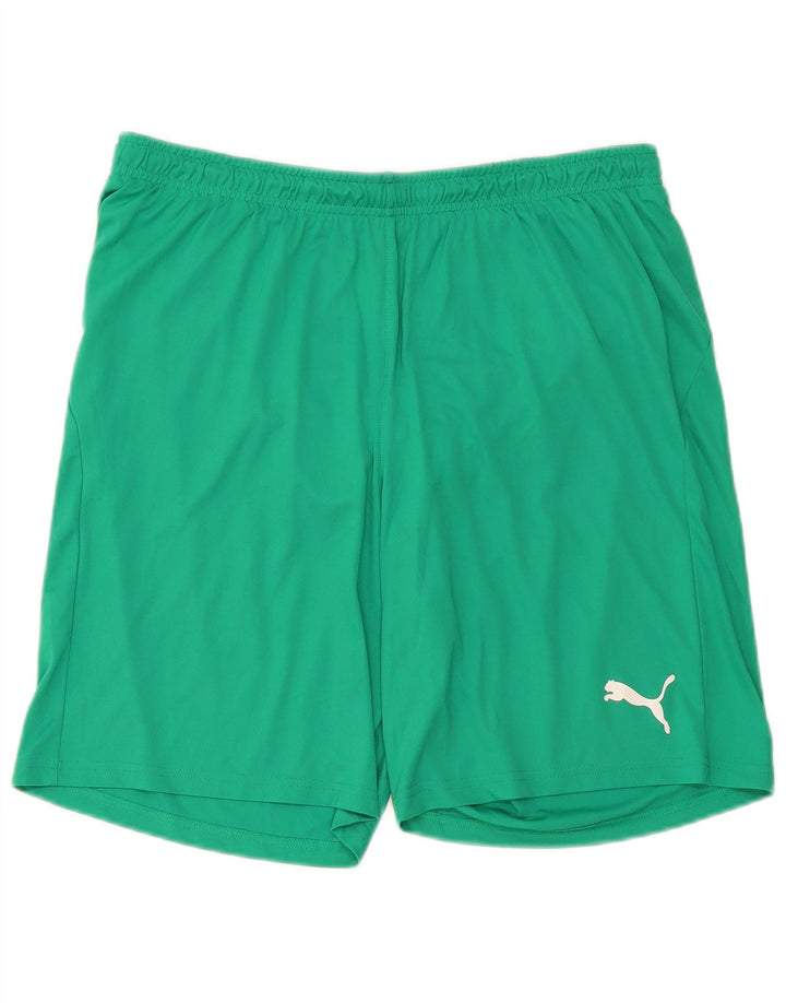 Ανδρικό αθλητικό σορτς Puma μεγάλο πράσινο πολυεστέρα