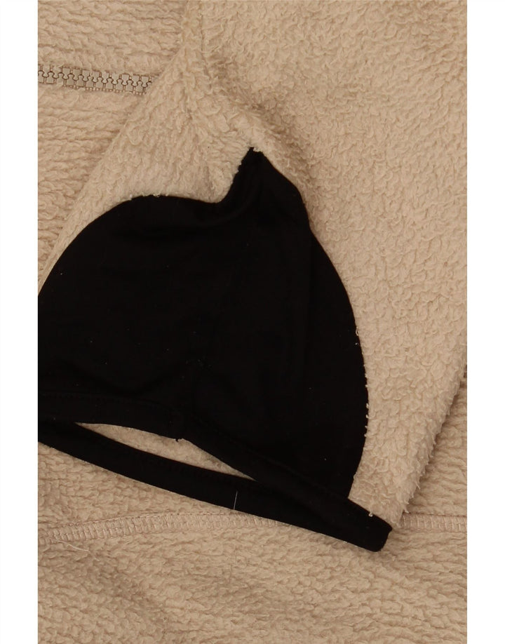 FILA Ανδρικό Fleece Jacket UK 36 Small Beige Colourblock Polyester