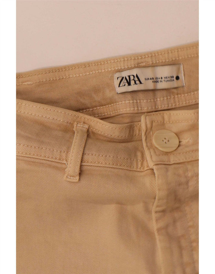 Zara Γυναικείο Wide Leg Jeans EU 40 Medium W30 L31 Beige