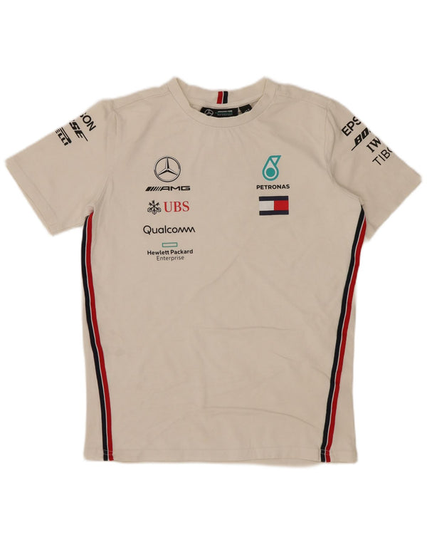 Tommy Hilfiger Boys Graphic T-Shirt Top 11-12 Years Λευκό