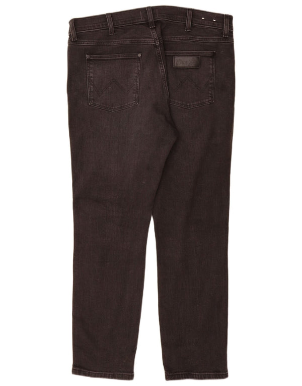 WRANGLER Ανδρικό τζιν Larston Slim W34 L30 Γκρι βαμβακερό