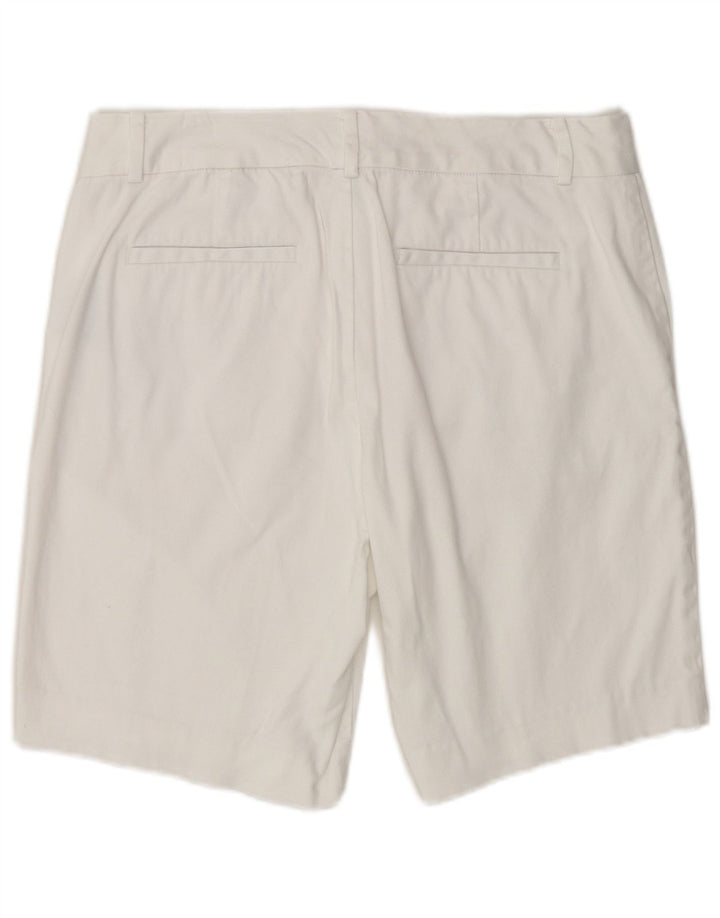 Γυναικείο σορτς Chino Ralph Lauren US 8 Medium W32 Λευκό βαμβακερό