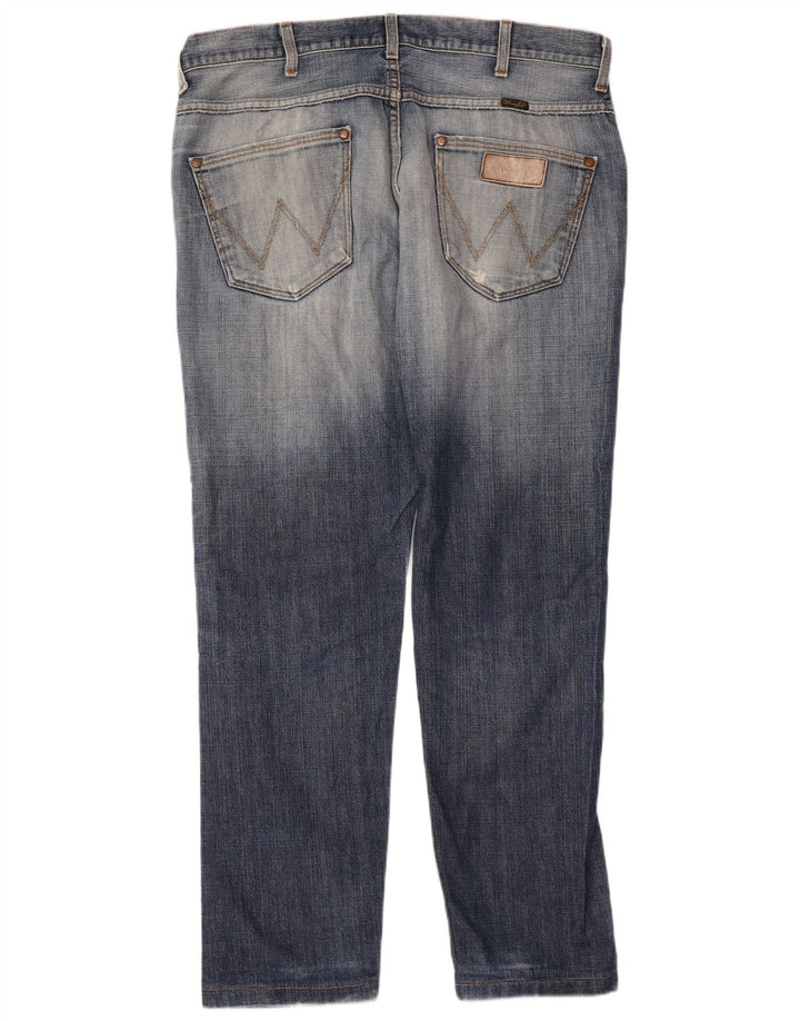 Ανδρικό τζιν Wrangler ίσιο W36 L30 Μπλε βαμβακερό