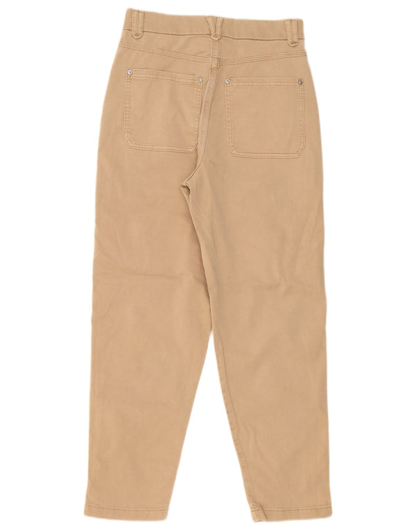 Marks & Spencer Γυναικείο ψηλόμεσο παντελόνι Chino UK 8 Small W26 L27 Beige