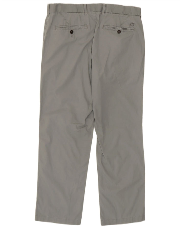 Marks & Spencer Ανδρικό παντελόνι Chino Regular W34 L29 Γκρι βαμβακερό