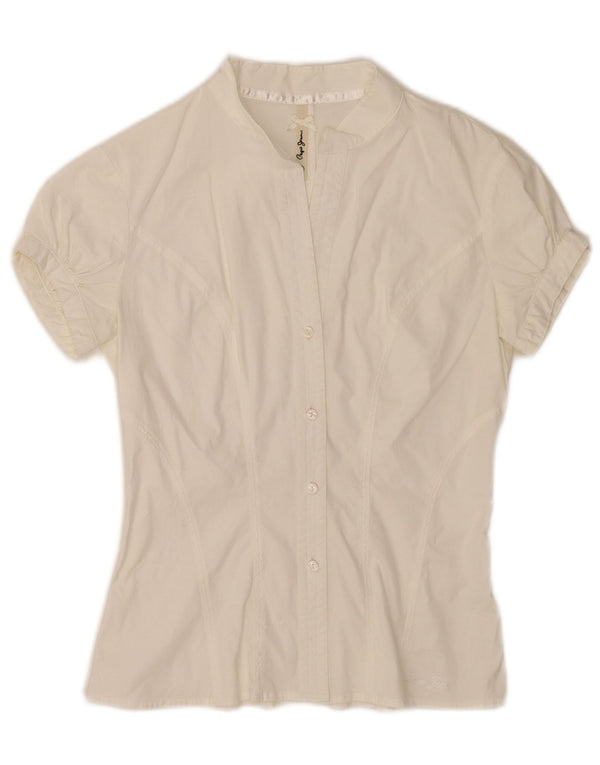 Γυναικεία κοντομάνικη μπλούζα PEPE Jeans UK 8 Small White