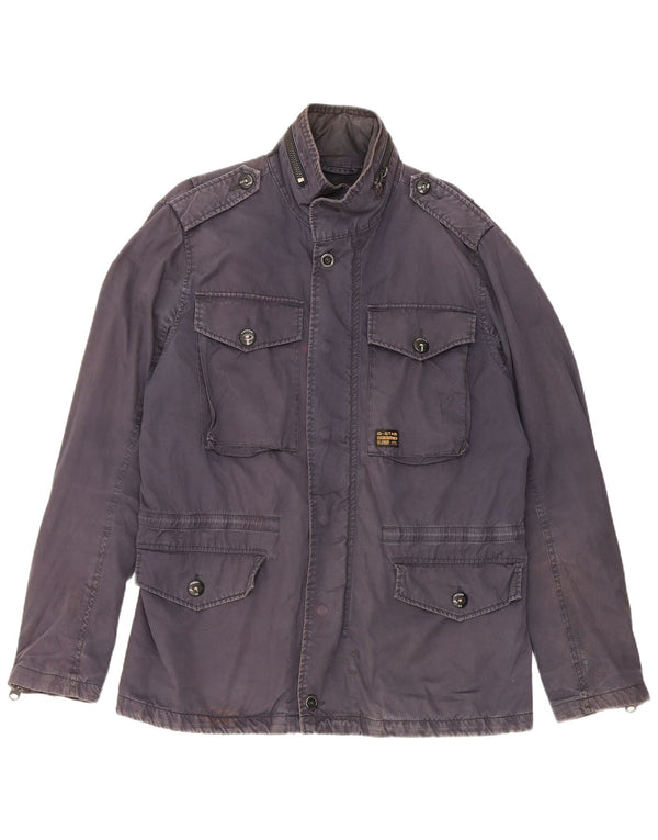 G-Star Ανδρικό κουκούλα Utility Jacket UK 42 XL Navy Blue Cotton