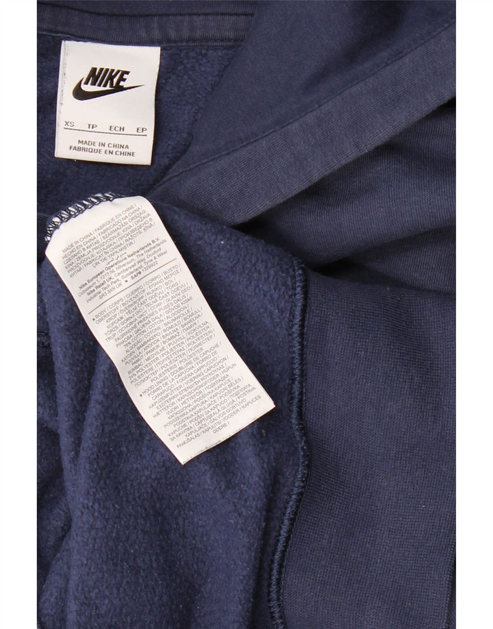 Ανδρικό γραφικό φούτερ NIKE XS Navy Blue Cotton