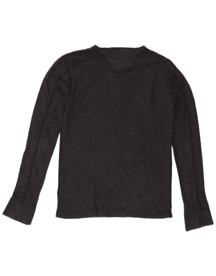 Ανδρικό τοπ SUPERDRY Μακρυμάνικο μεσαίο βαμβακερό γκρι