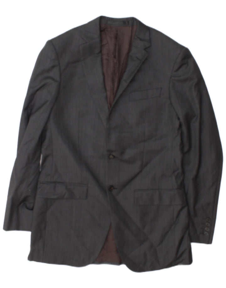 Zignone Ανδρικό σακάκι με 2 κουμπιά UK 38 Medium Grey