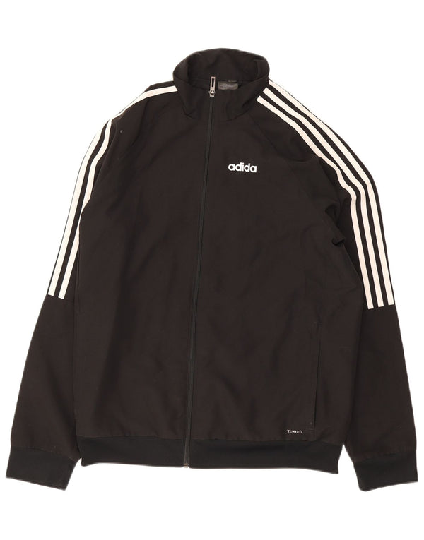Ανδρική φόρμα Adidas Climalite Top Jacket Μικρό Μαύρο Πολυεστέρα